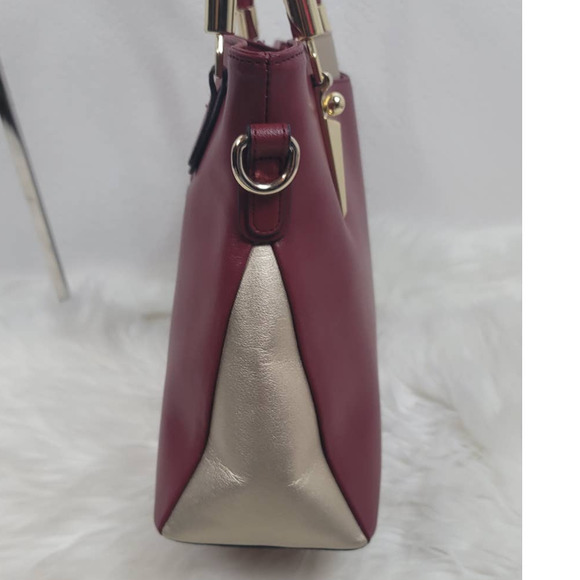 Foxer Deep Red/Gold Purse - Picture 5 of 9